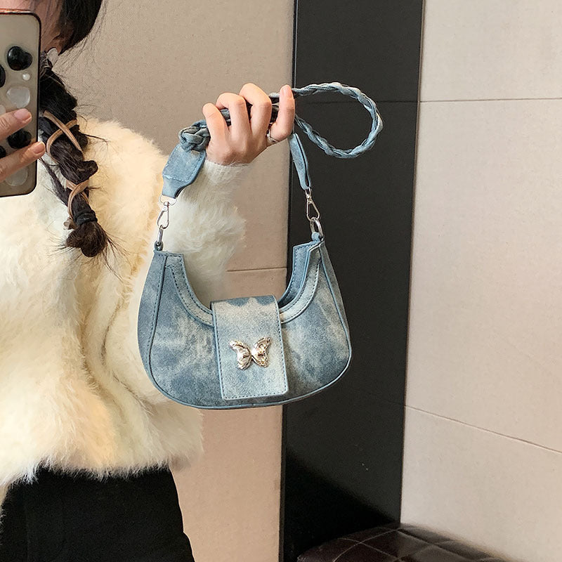 Wholesale French Versatile Fashion Simple Underarm Bag